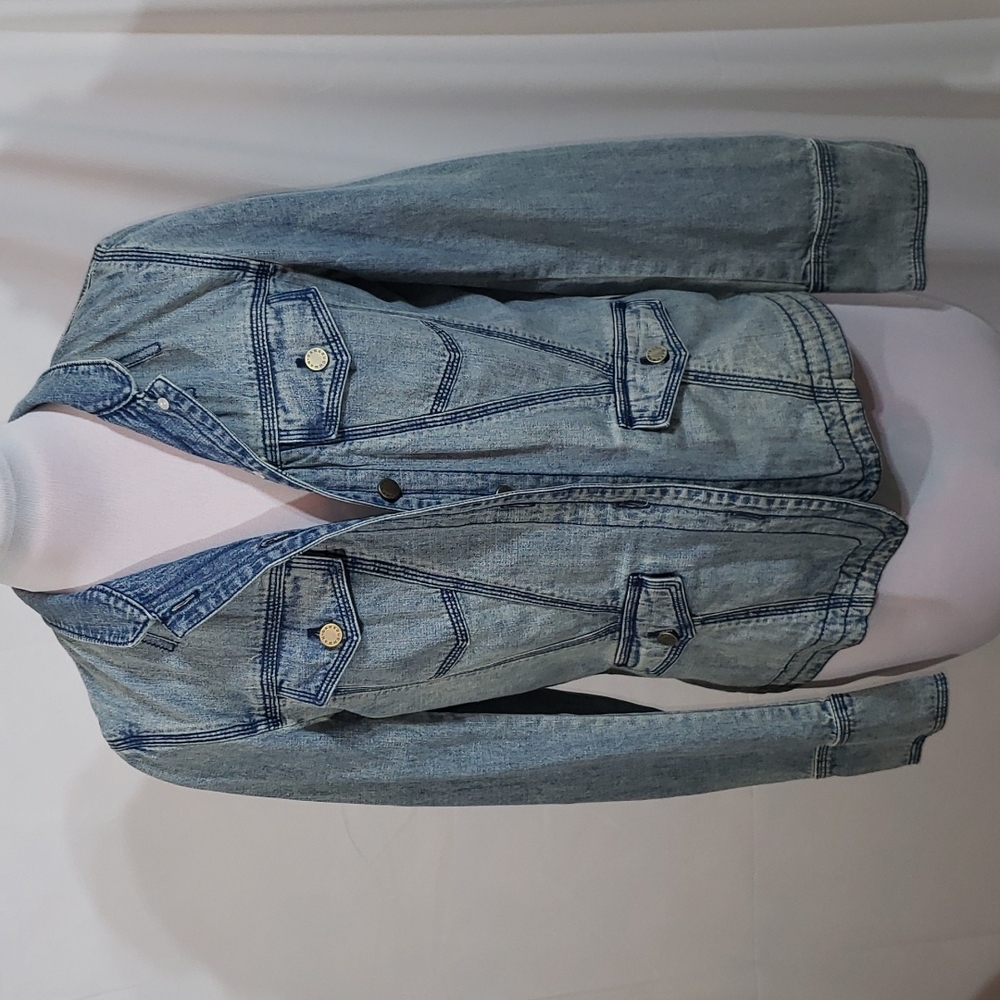 EUC Dana Buchman Blue Jean Denim Jacket Size 6